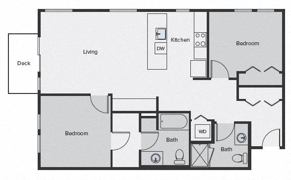 Sparc Floor Plan 2x2 1142sf Sparc Floor Plan 2x2 1142sf